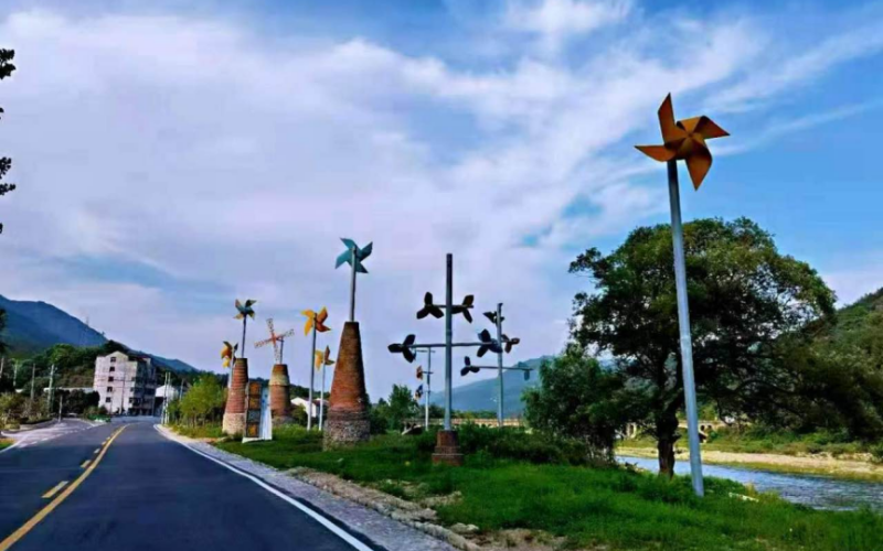 过路滩村风秀园实拍。